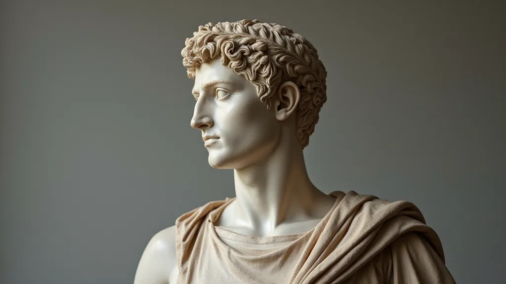 Bust portrait of Emperor Augustus