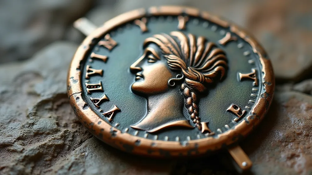Finished Roman coin replica