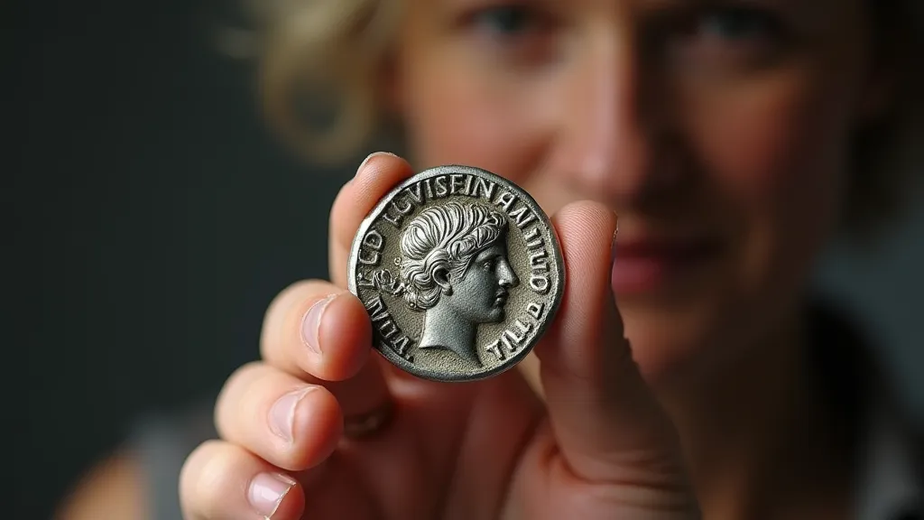 Finished Silver Denarius Replica