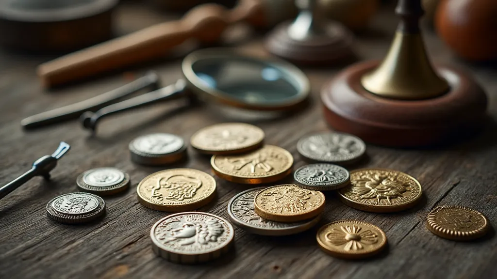 Collection of Roman coin replicas